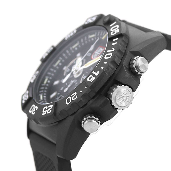 ルミノックス 3580シリーズ ネイビーシールズ クロノグラフ 45mm 3581 LUMINOX メンズ 腕時計 ブラック ホワイト 時計 ブランド おしゃれ 防水 文字盤 大きい プレゼント 男性 実用的