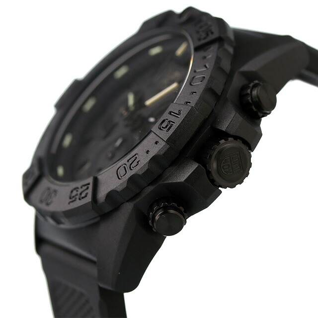ルミノックス 3580シリーズ ネイビーシールズ クロノグラフ 45mm 3581.BO LUMINOX メンズ 腕時計 ブラックアウト 時計 ブランド おしゃれ 防水 文字盤 大きい プレゼント 男性 実用的