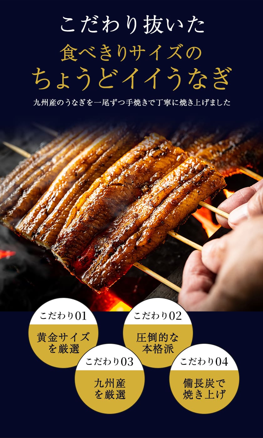  【刻みうなぎ2袋おまけ！】 計190g 九州産 鰻 うなぎ 蒲焼き 130g以上 刻みうなぎ 30g 2袋 たれ＆山椒付き 土用の丑の日 冷凍《1-5営業日以内に出荷(土日祝を除く)》
