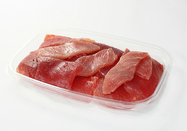 天然マグロ 中トロ入り 切り落とし 150g（1～2人前）脂がのったメバチ鮪使用 [バチ切落150]