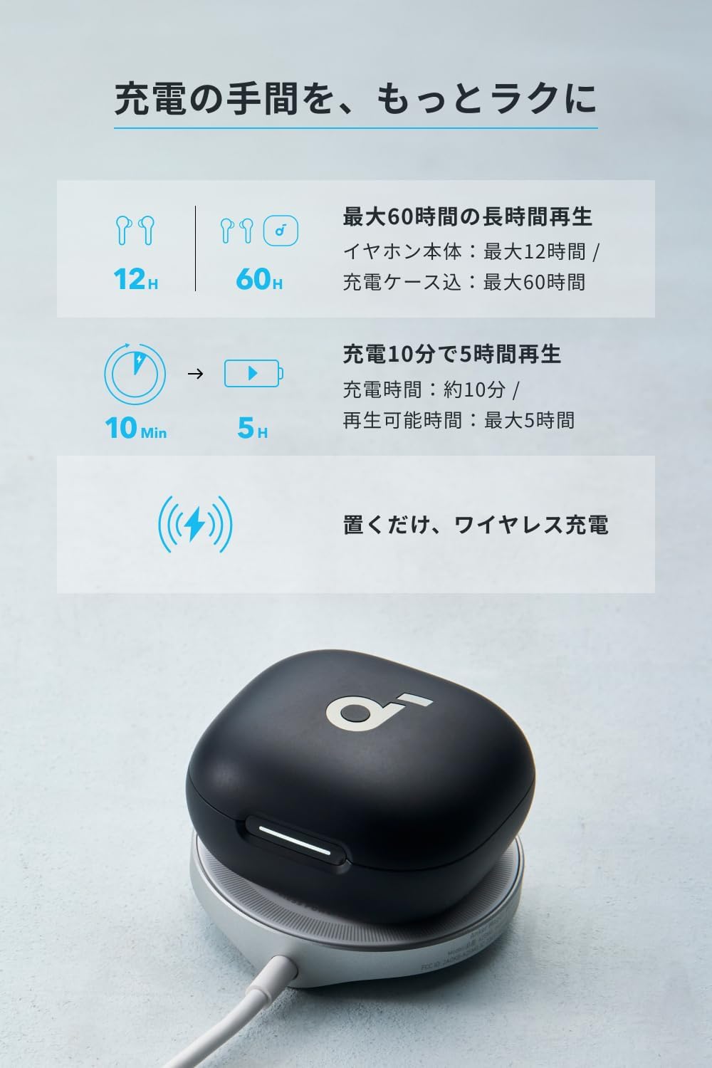 Soundcore P40i オフホワイト