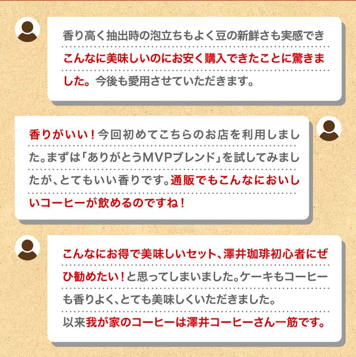 澤井珈琲 コーヒーとスイーツの幸せ福袋 200g×3袋 シフォンケーキ1個 豆のまま