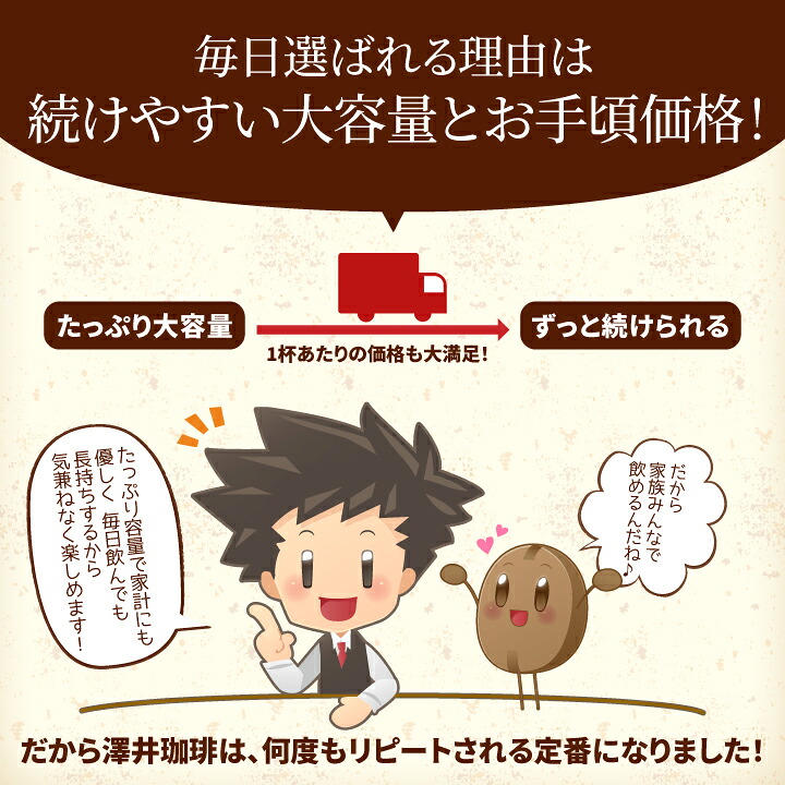 澤井珈琲 抱えきれないコーヒー福袋 フォルティシモ ビクトリー 400g×2 豆のまま