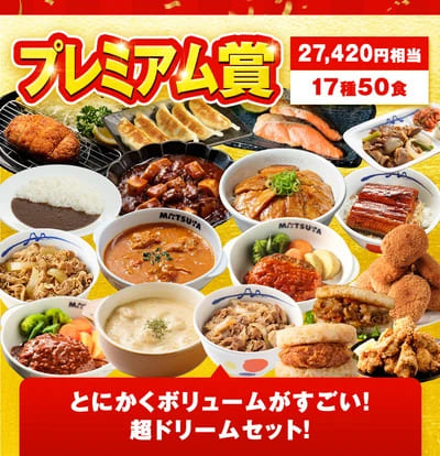 【赤字覚悟！6,300円！24食 13,320円以上保証！】 松屋 公式 ドリームガチャ 福袋 2026 最大27,420円相当が当たる！ 牛めし 牛めしの具 牛肉 肉 セット まつや 牛丼 食品 グルメ 冷凍 冷凍食品 惣菜 非常食