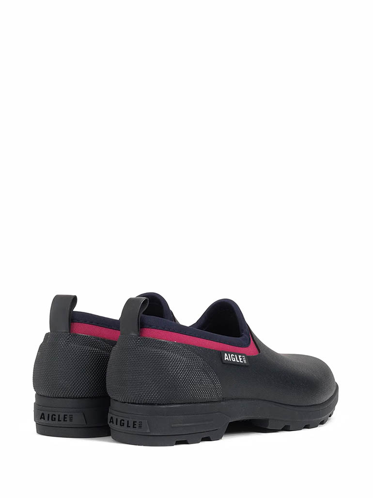 AIGLE ZZFNB53 全天候対応 防水 レスフォー2 クロッグ スリッポン ダークネイビー 36