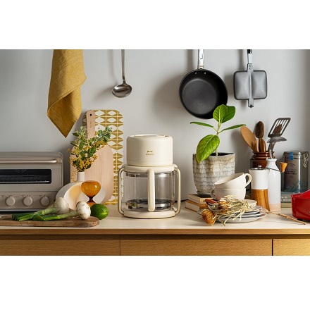 BRUNO ガラスエアーフライヤー BOE122-IV アイボリー