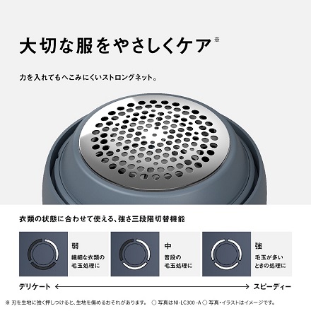 パナソニック 毛玉クリーナー NI-LC300-A ネイビー