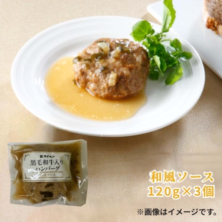 冷凍 黒毛和牛入りハンバーグ3種セット