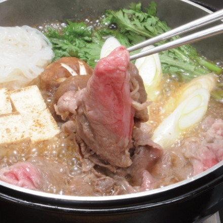 松阪牛肉すきやき用 Ｂ 肩ロース400g、モモ200g、牛脂付