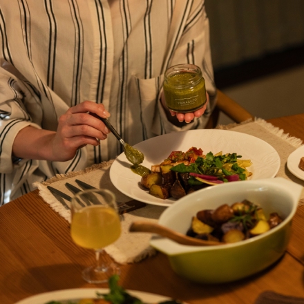 YAMAZUTO 長野伊那谷 RUCOLA AND WALNUT SAUCE