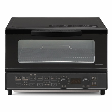 アイリスオーヤマ マイコン式オーブントースター ブラック MOT-401-B ※他色あり