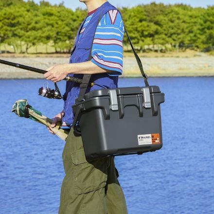 アイリスオーヤマ ＨＵＧＥＬ 真空断熱クーラーボックス 15Ｌ チャコールグレー VITC-15