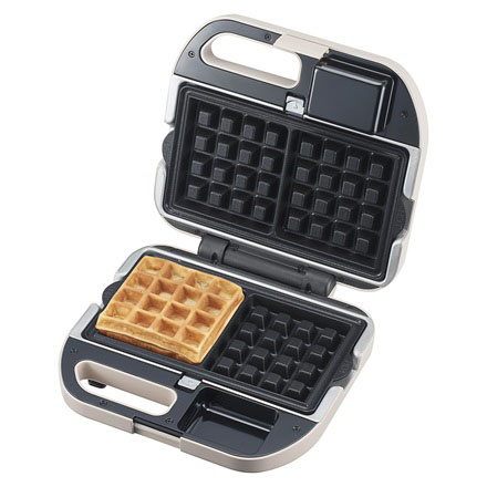 ビタントニオ ワッフル＆ホットサンドベーカー アイボリー VWHｰ600-I