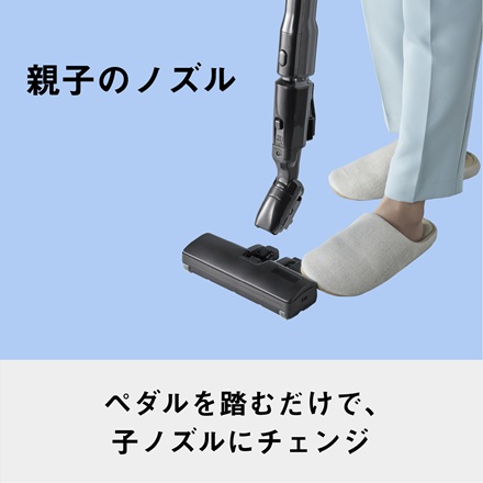 パナソニック サイクロン式キャニスター掃除機 ストーンブルー MC-SR44K-A