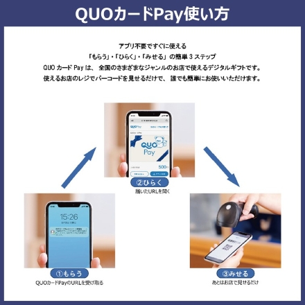 QUOカードPay 1,100円分 HAPPY BIRTHDAY TO YOU