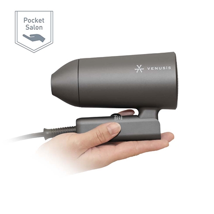 ＜VENUSiS＞ マイナスイオンミニドライヤー VDM-1100　グレー（H）