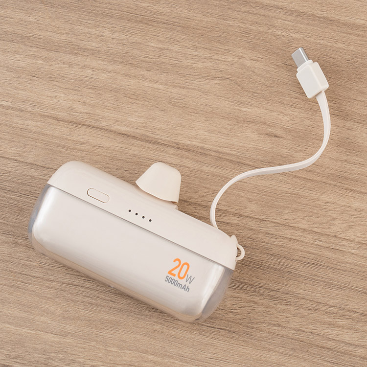 Life on Products ライフオンプロダクツ USB急速充電モバイルバッテリー USB PD（パワーデリバリー）対応 20W ベージュ LCAEA019