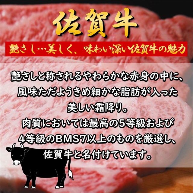 艶さし 佐賀牛 A4～A5 焼肉用 500g