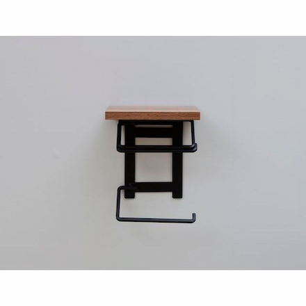 山善（YAMAZEN） ペーパーホルダー RPH-TW(DBR3MBK)