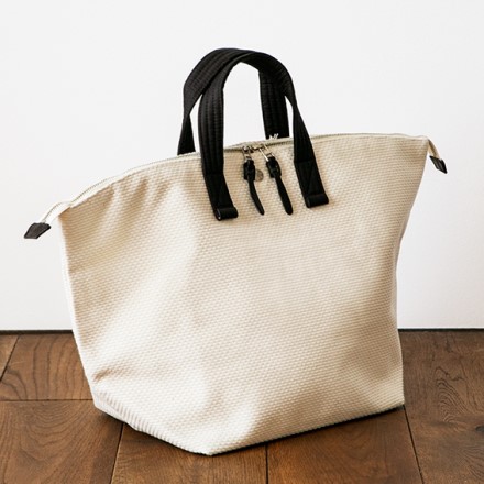 N°32 Bowlerbag medium ホワイト/ブラック