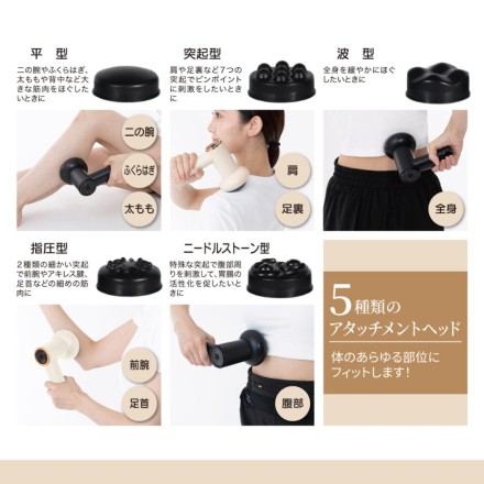 一台で全身すっきり気持ちい 軽量マッサージ器 KINMAKUトルネーダー ベージュ