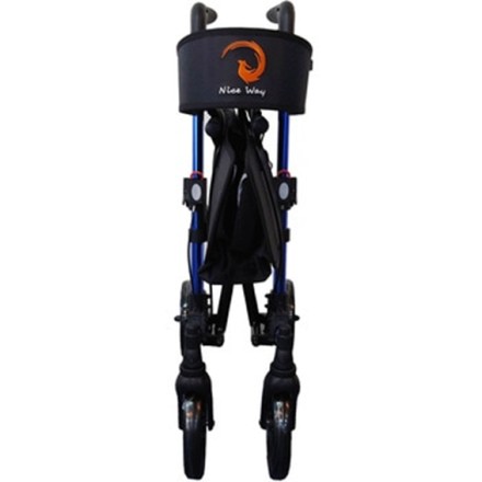 アルミ製折り畳み式 ライパットシルバーカー NEXT ブルー