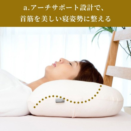 丸洗い 首や肩にやさしい快眠美容枕 NEW リンクルフリーピロー ペールピンク