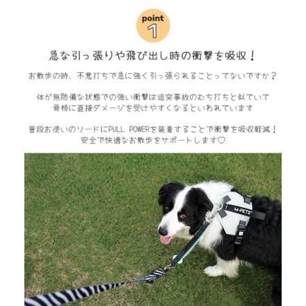 M-PETS PULL POWER SHOCK ABSORBER インパクトグリーン