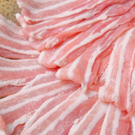 細川農興 十豚 バラ 計1kg　2～3mmスライス