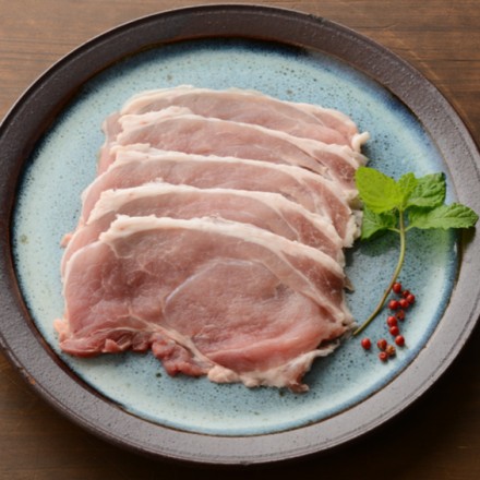 細川農興 十豚 モモ 計1kg 2～3mmスライス