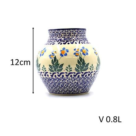 ポーリッシュポタリー 花瓶 V 0.8L-075B Millena ミレナ社