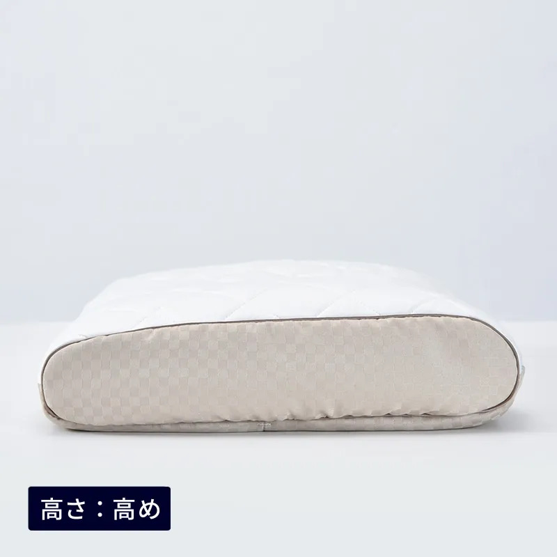nishikawa【西川】 ファインスムーズ ベーシッククオリティ そば殻タッチパイプ ( お茶入り ) 枕 63×43cm 高め