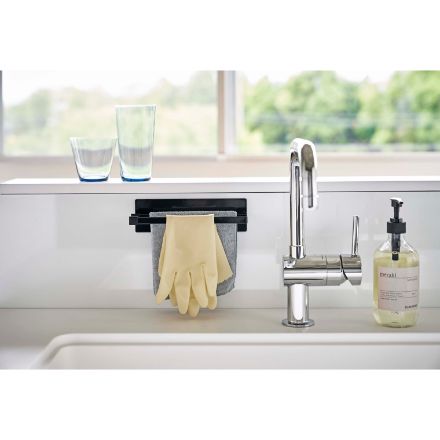 tower マグネット布巾ハンガー タワー スリム ブラック