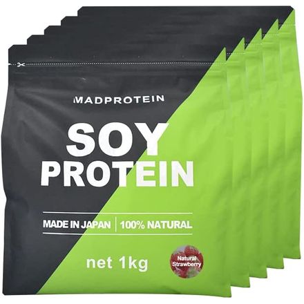 MADPROTEIN ソイプロテイン 人工甘味料不使用 国内製造 大豆 植物性