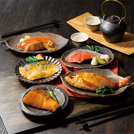 お中元 2026 氷温熟成 煮魚・焼魚ギフトセット6切 1639-046
