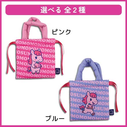 ポーチ 巾着 クッション巾着スモモモモモモモモ ピンク FDC