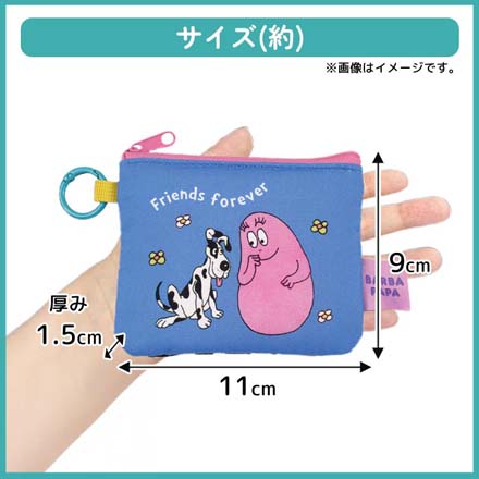 クッションミニポーチ フラットポーチ 化粧ポーチ スモモモモモモモモ FDC