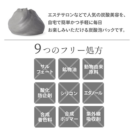 炭酸パック カーボンクレイソーダスパフォーム 150g EO