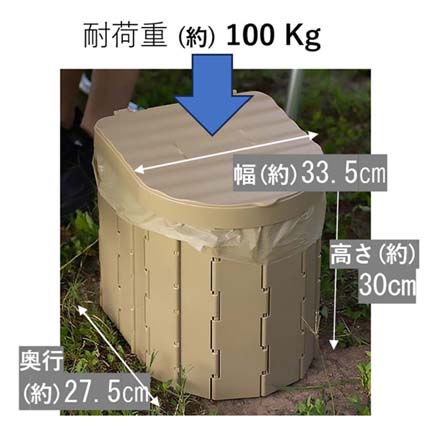 折り畳み式 簡易トイレ 非常用トイレ