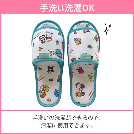 携帯スリッパ SWIMMERxSANRIO ホワイト
