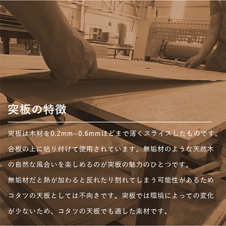 こたつテーブル リビングコタツ アルクU-1165