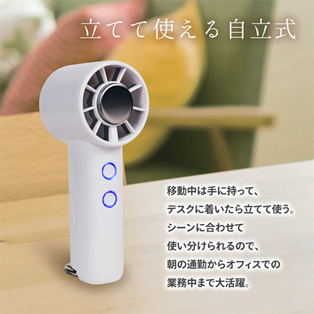 TEKNOS テクノス USBペルチェハンディファン ペルチェ冷却プレート付 HF-3030U(W)