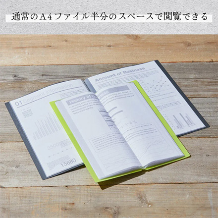 キングジム クリアーファイル ホッソ 15ポケット オレンジ FDC