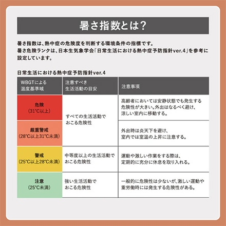 暑さ指数計 中型 FDC