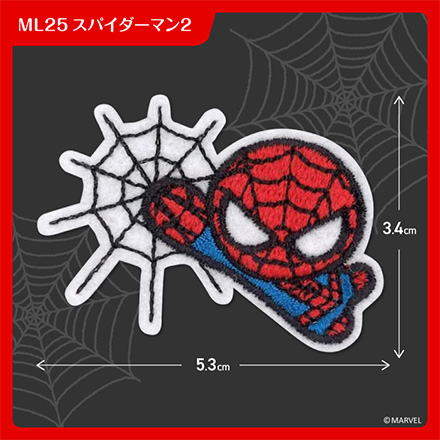 ワッペン アップリケ ワッペンマーベル ML24スパイダーマン