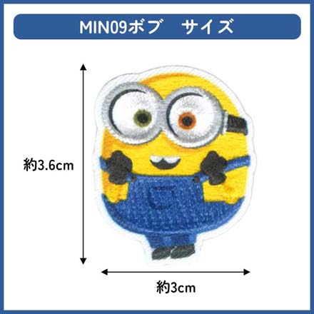 ワッペン アップリケ ワッペンミニオンズ MIN09ボブ