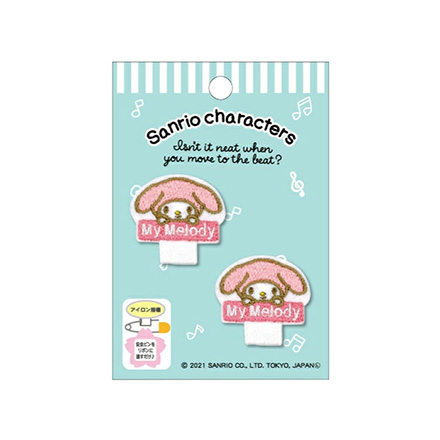 ワッペン サンリオ 名札付け アップリケ マイメロディ SCW33