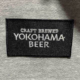 横浜ビール YOKOHAMABEER ワッペンロゴパーカー ブラック Sサイズ ※他色・他サイズあり