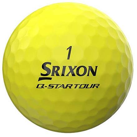 USモデルスリクソン Q-Star Tour Divide Qスター ツアー ディバイド ゴルフボール Srixon 1ダース 12球 イエロー×レッド