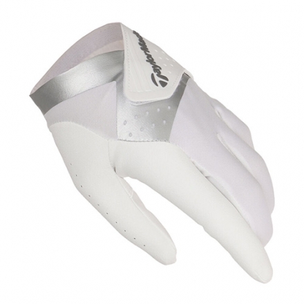 左手用テーラーメイド UN148 スマートクロス 2.0 ゴルフグローブ ホワイトレッド/24cm